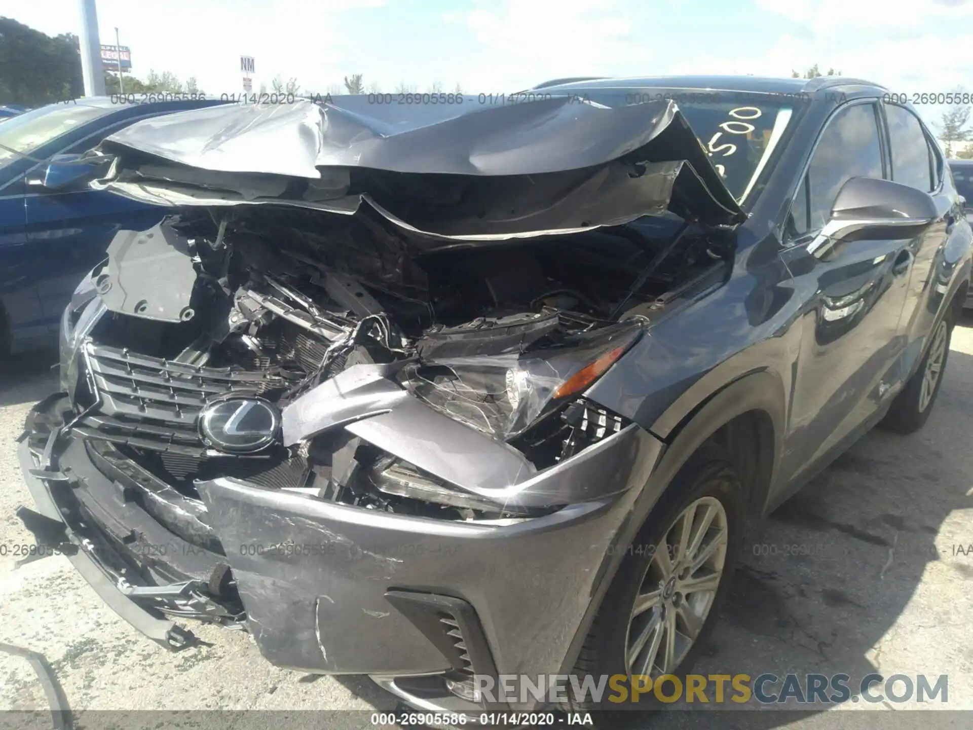 6 Photograph of a damaged car JTJYARBZ8K2155500 LEXUS NX 2019