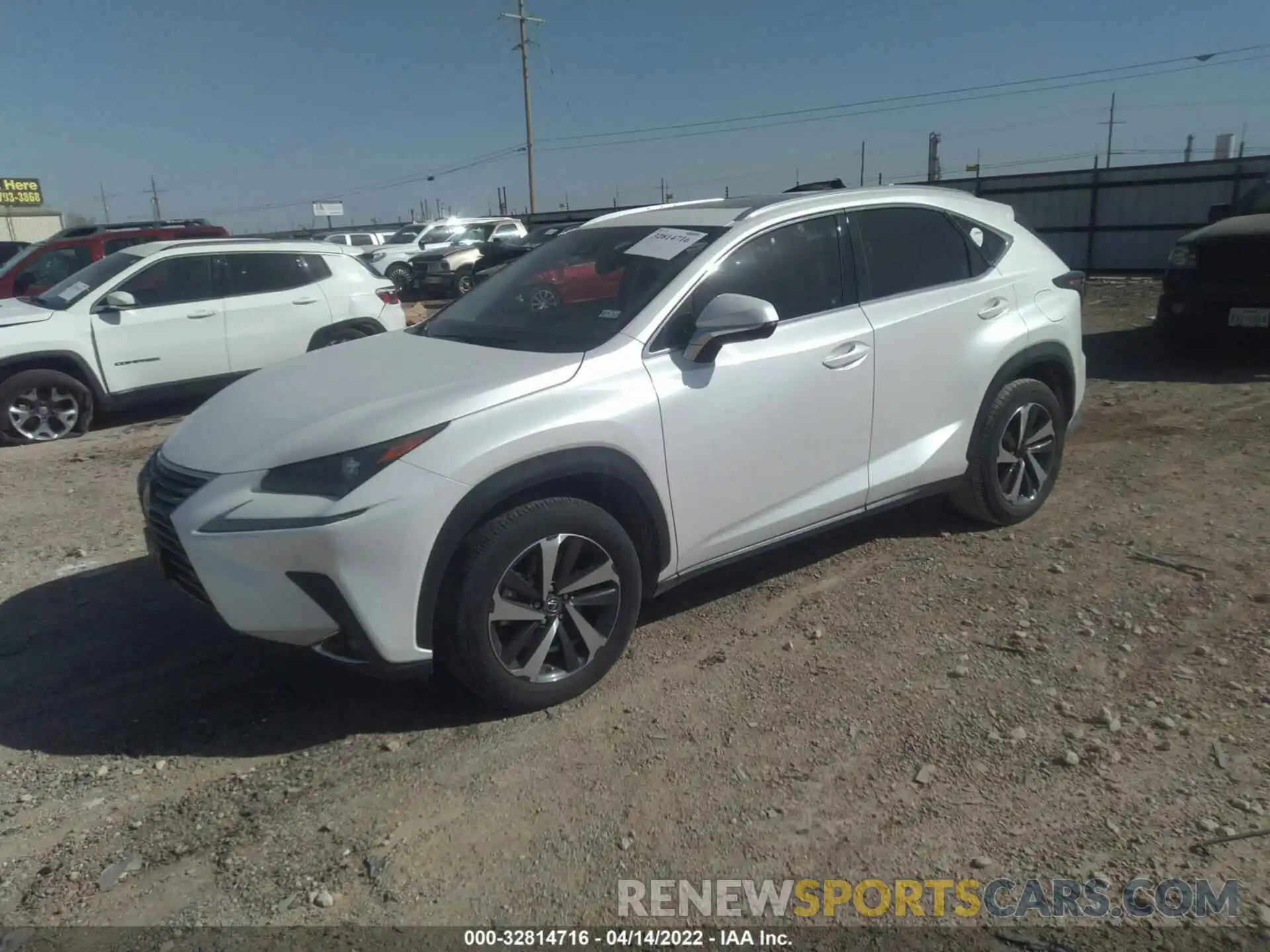 2 Photograph of a damaged car JTJYARBZ9K2121940 LEXUS NX 2019