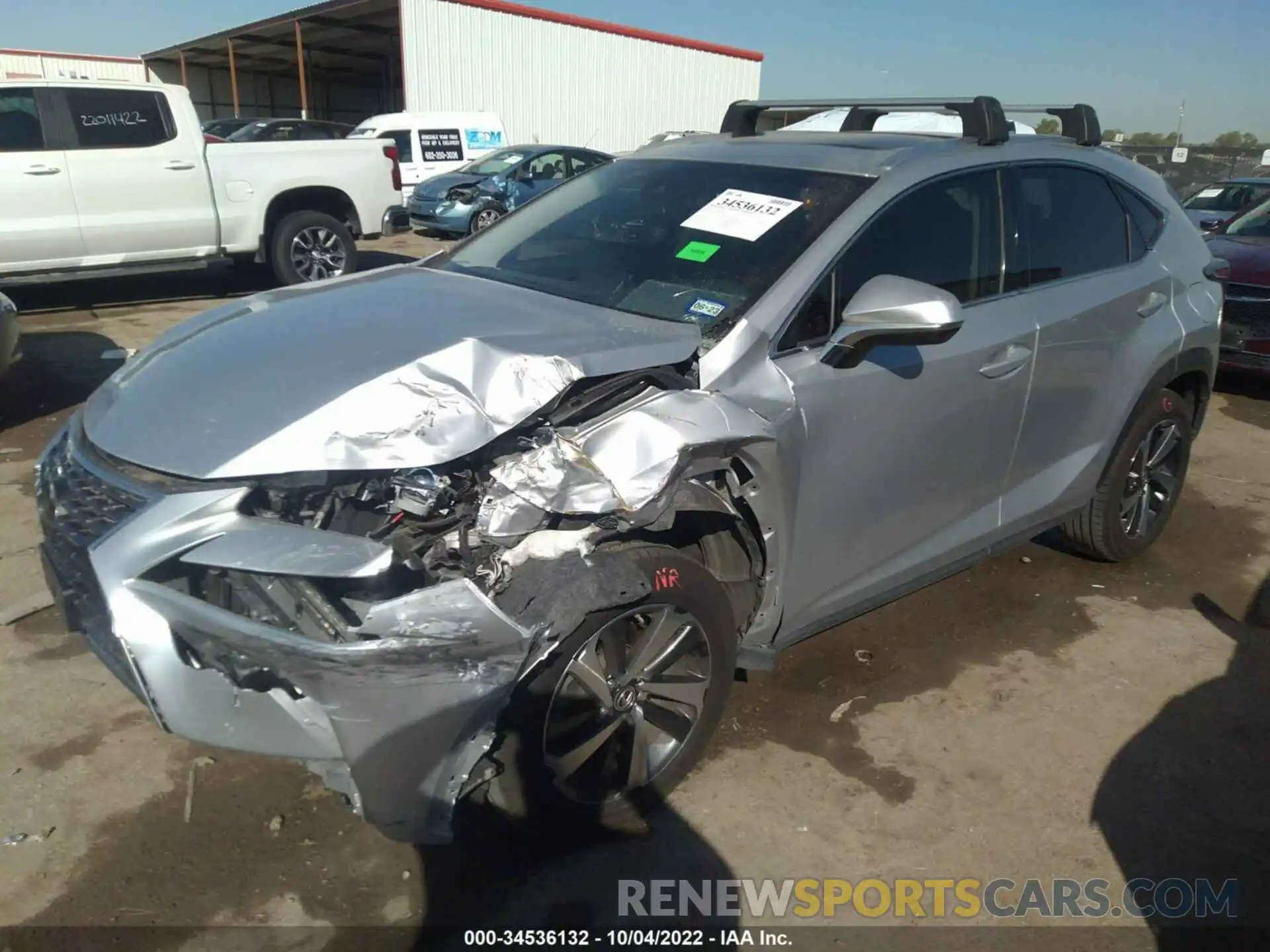 2 Photograph of a damaged car JTJYARBZ9K2121971 LEXUS NX 2019