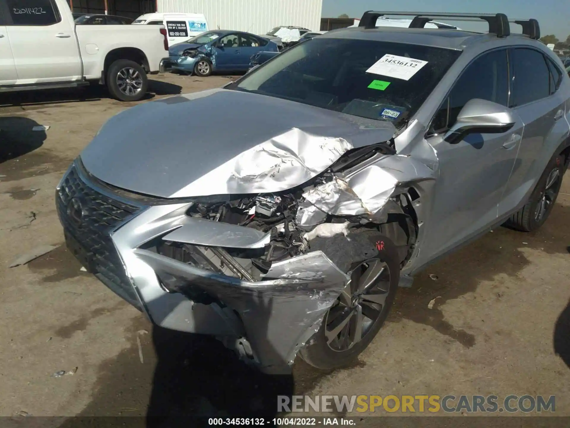 6 Photograph of a damaged car JTJYARBZ9K2121971 LEXUS NX 2019