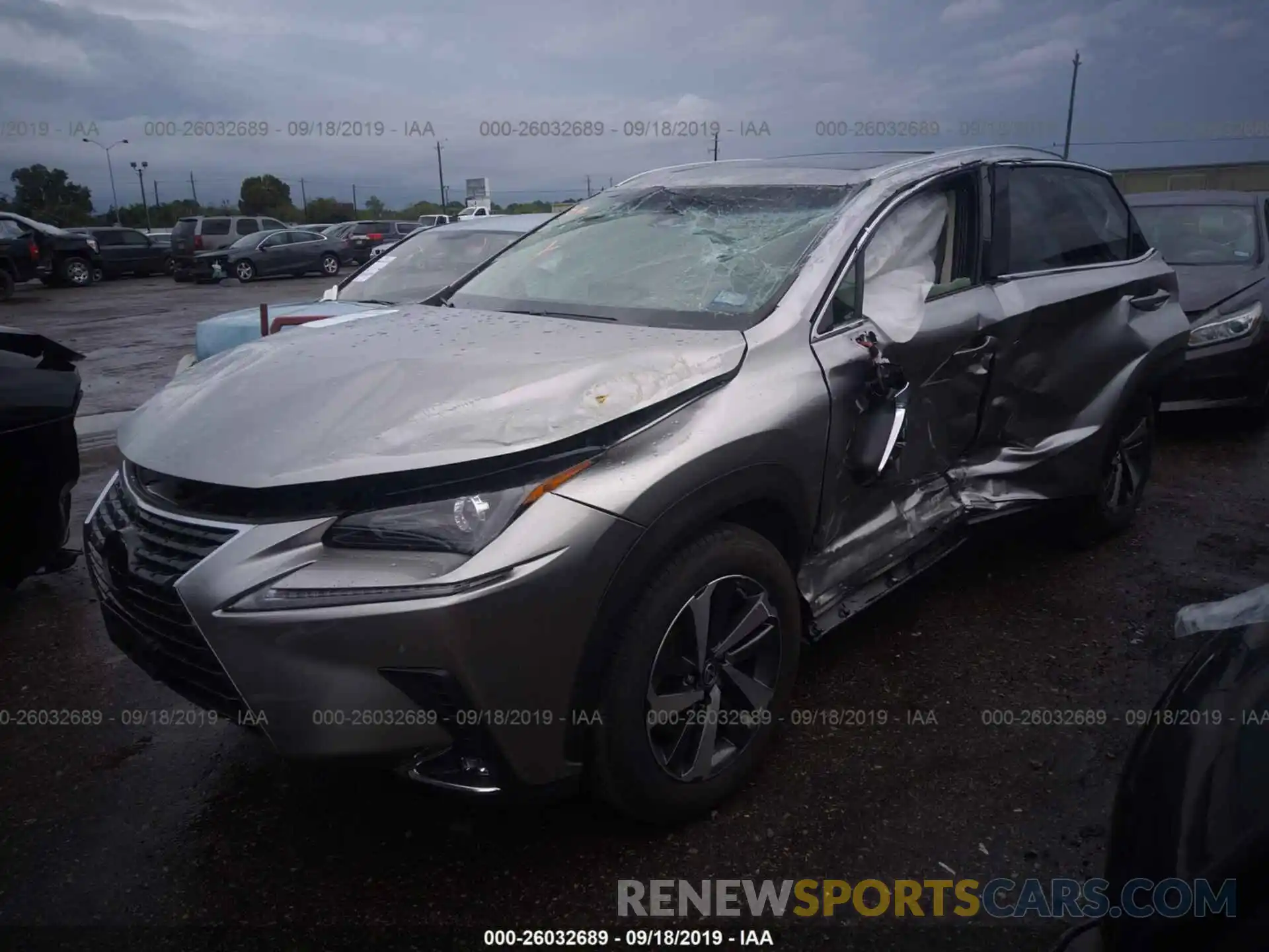 2 Photograph of a damaged car JTJYARBZ9K2123428 LEXUS NX 2019