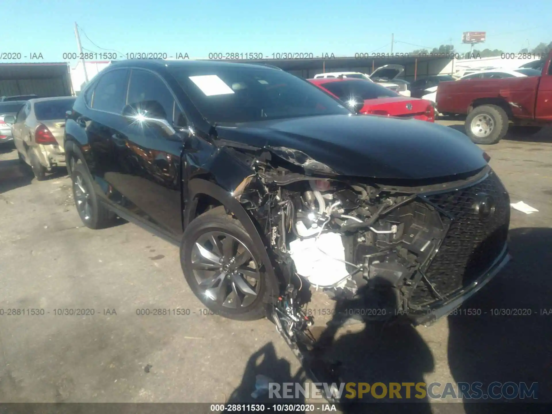 1 Photograph of a damaged car JTJYARBZ9K2130234 LEXUS NX 2019