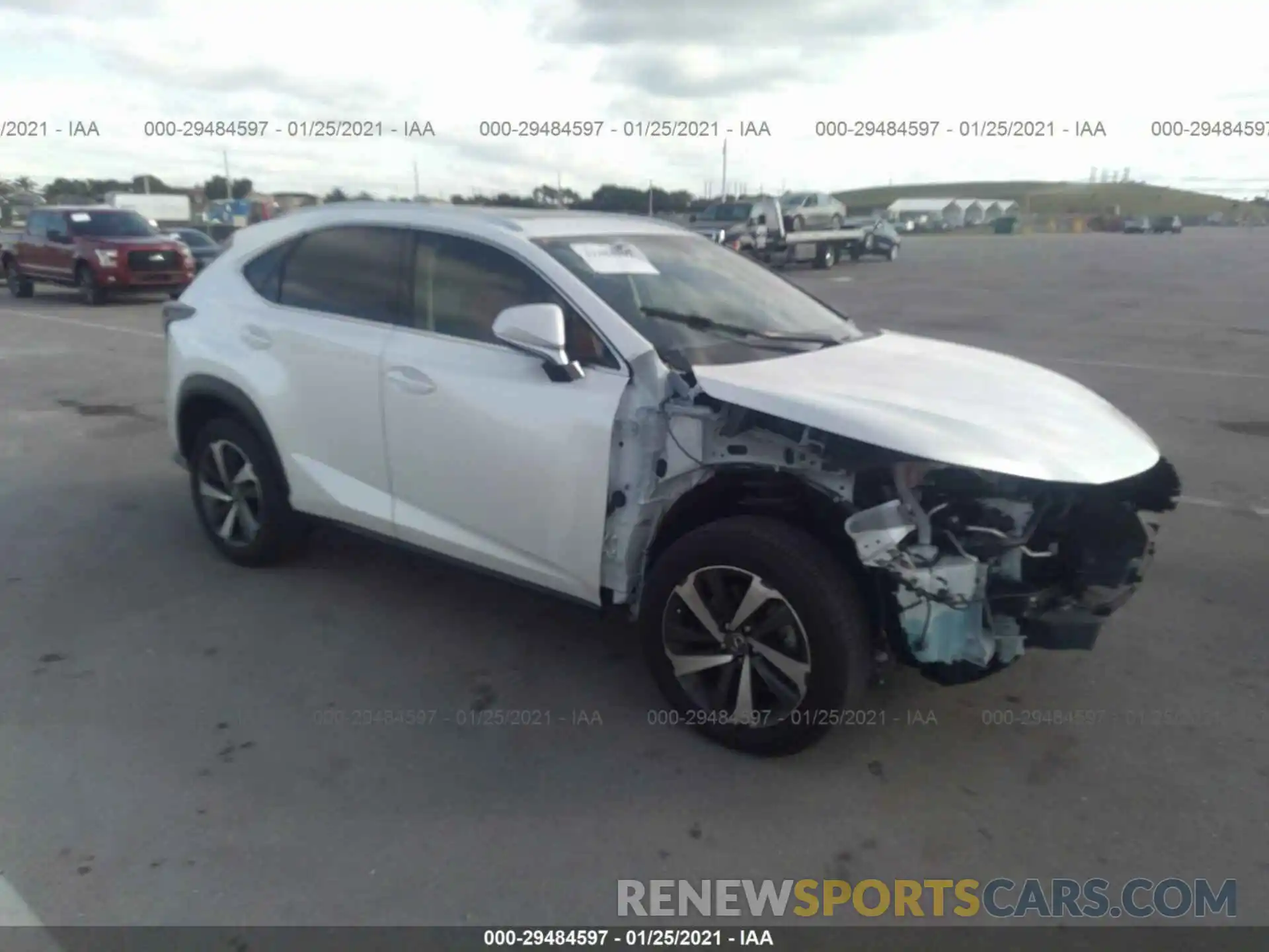 1 Photograph of a damaged car JTJYARBZ9K2131447 LEXUS NX 2019