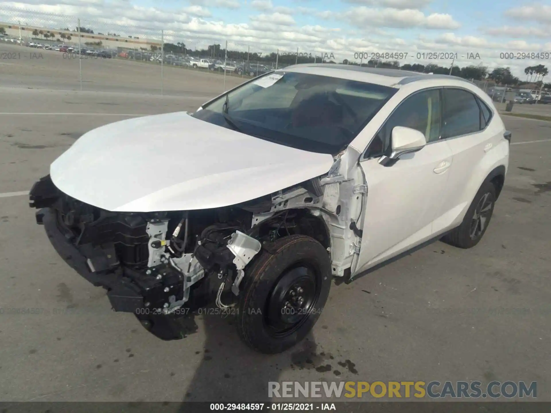 2 Photograph of a damaged car JTJYARBZ9K2131447 LEXUS NX 2019