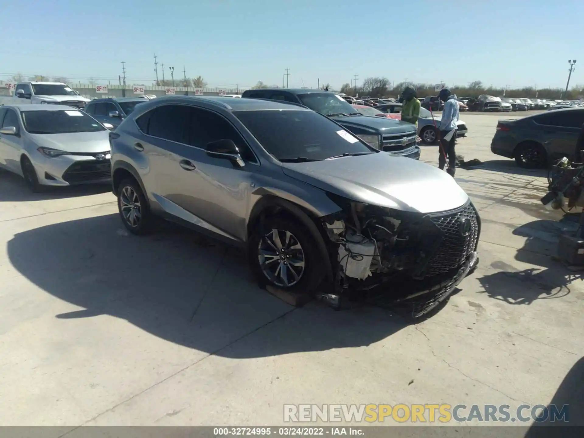 1 Photograph of a damaged car JTJYARBZ9K2131920 LEXUS NX 2019