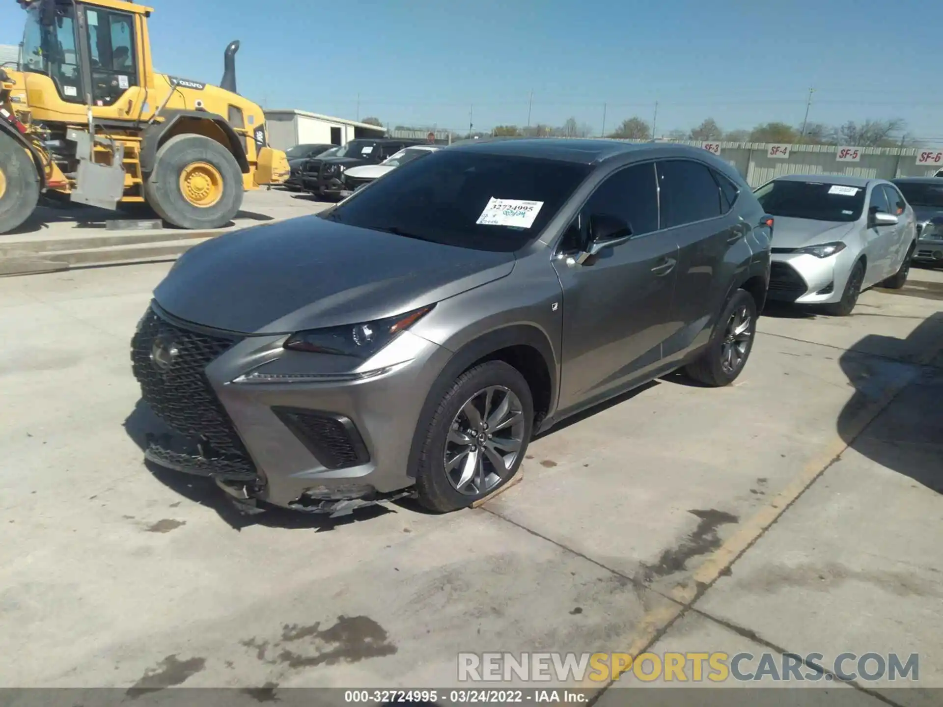 2 Photograph of a damaged car JTJYARBZ9K2131920 LEXUS NX 2019