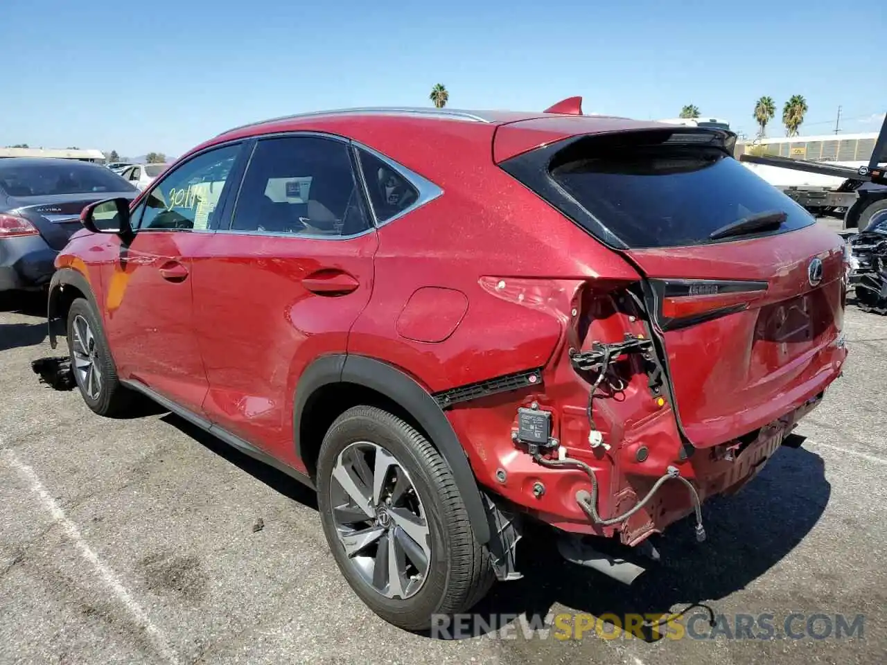 3 Photograph of a damaged car JTJYARBZ9K2132369 LEXUS NX 2019