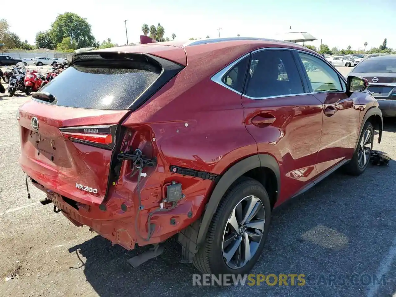 4 Photograph of a damaged car JTJYARBZ9K2132369 LEXUS NX 2019