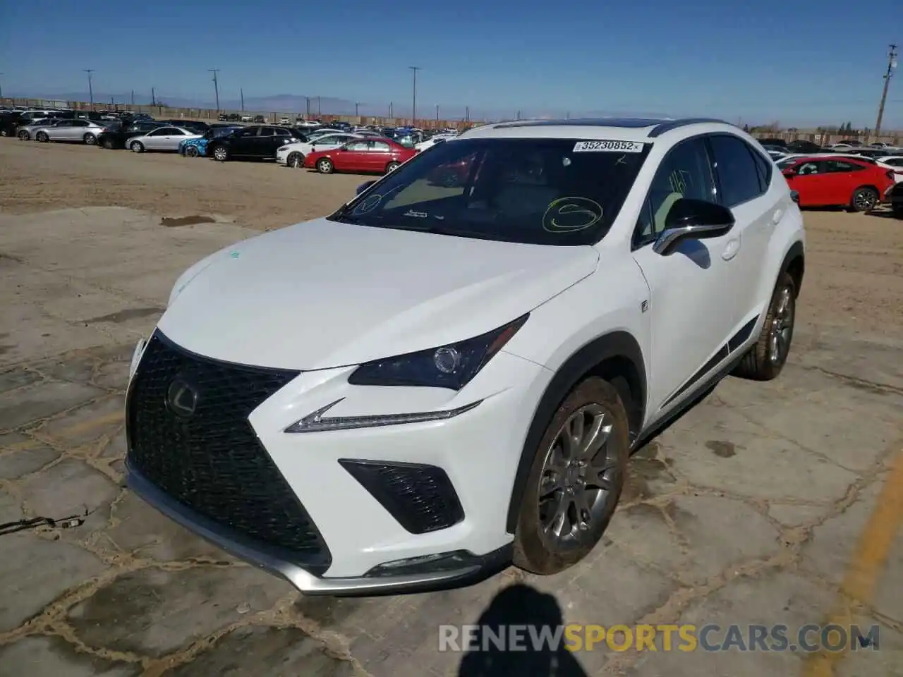 2 Photograph of a damaged car JTJYARBZ9K2147311 LEXUS NX 2019