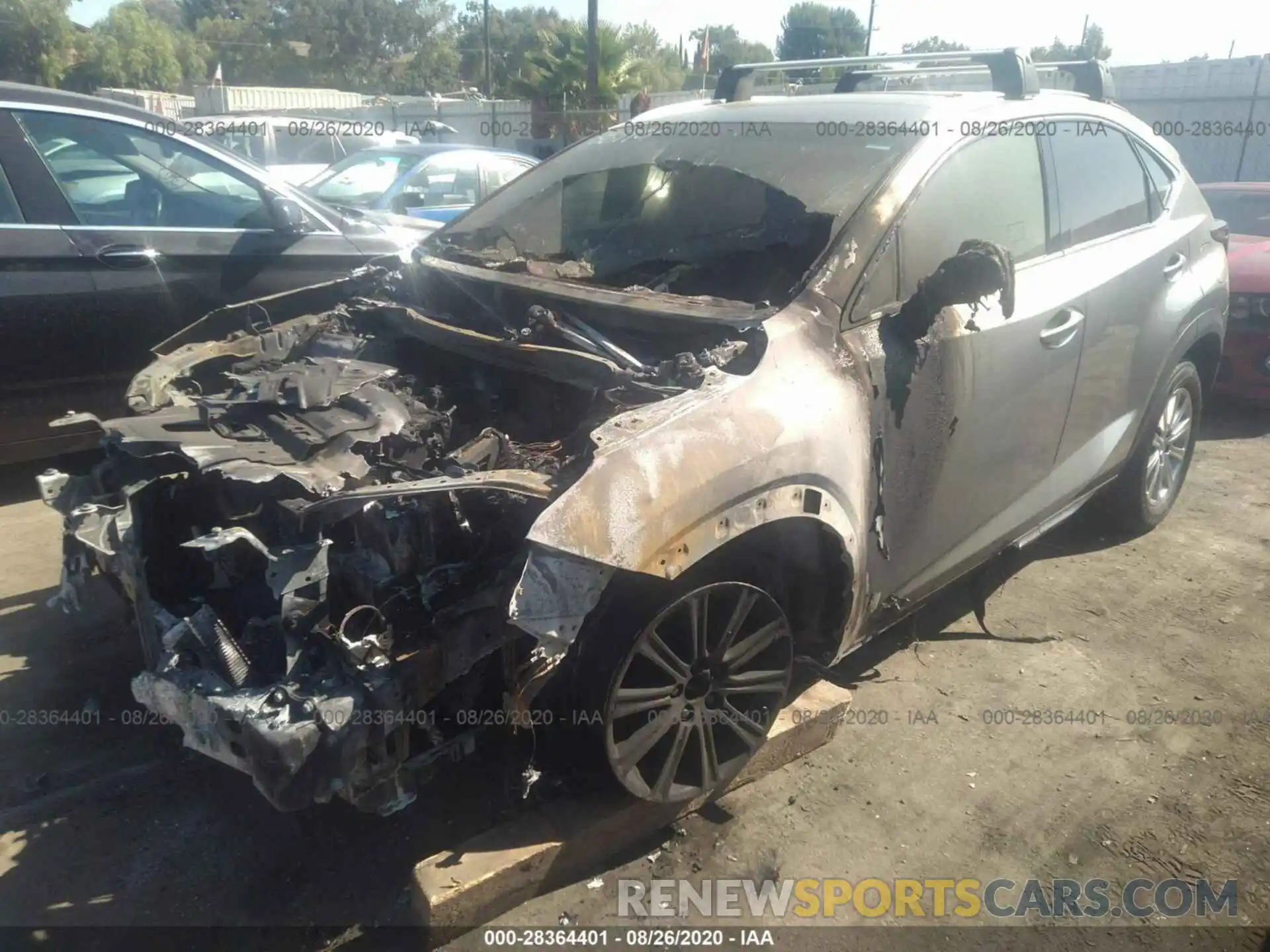 2 Photograph of a damaged car JTJYARBZ9K2154226 LEXUS NX 2019