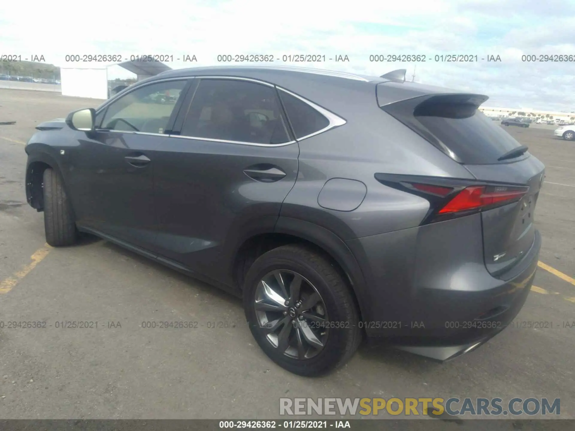 3 Photograph of a damaged car JTJYARBZ9K2156011 LEXUS NX 2019