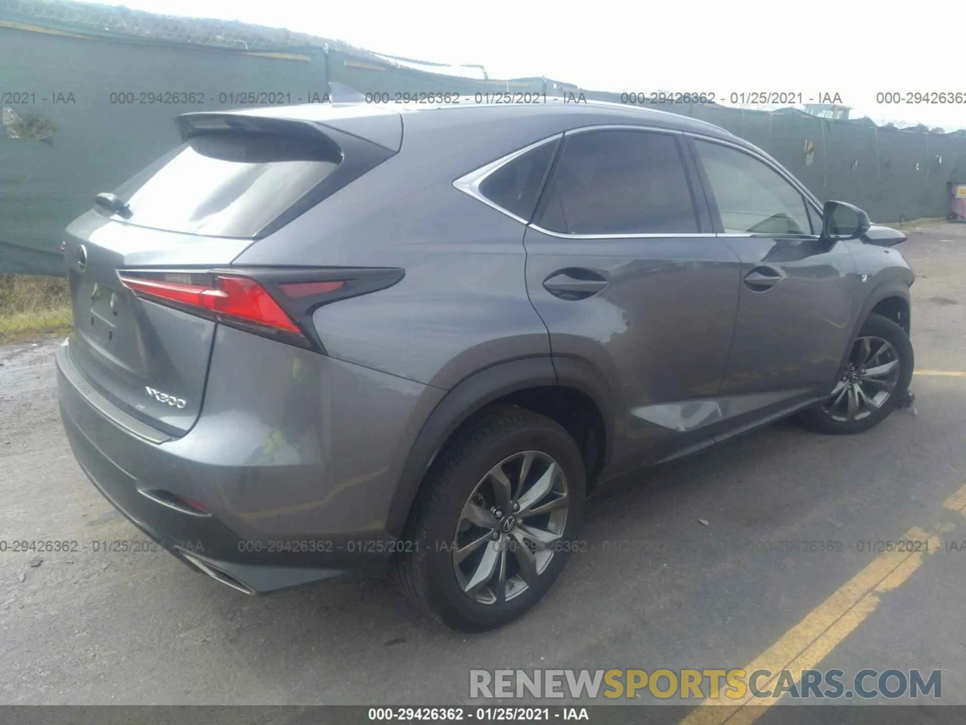4 Photograph of a damaged car JTJYARBZ9K2156011 LEXUS NX 2019