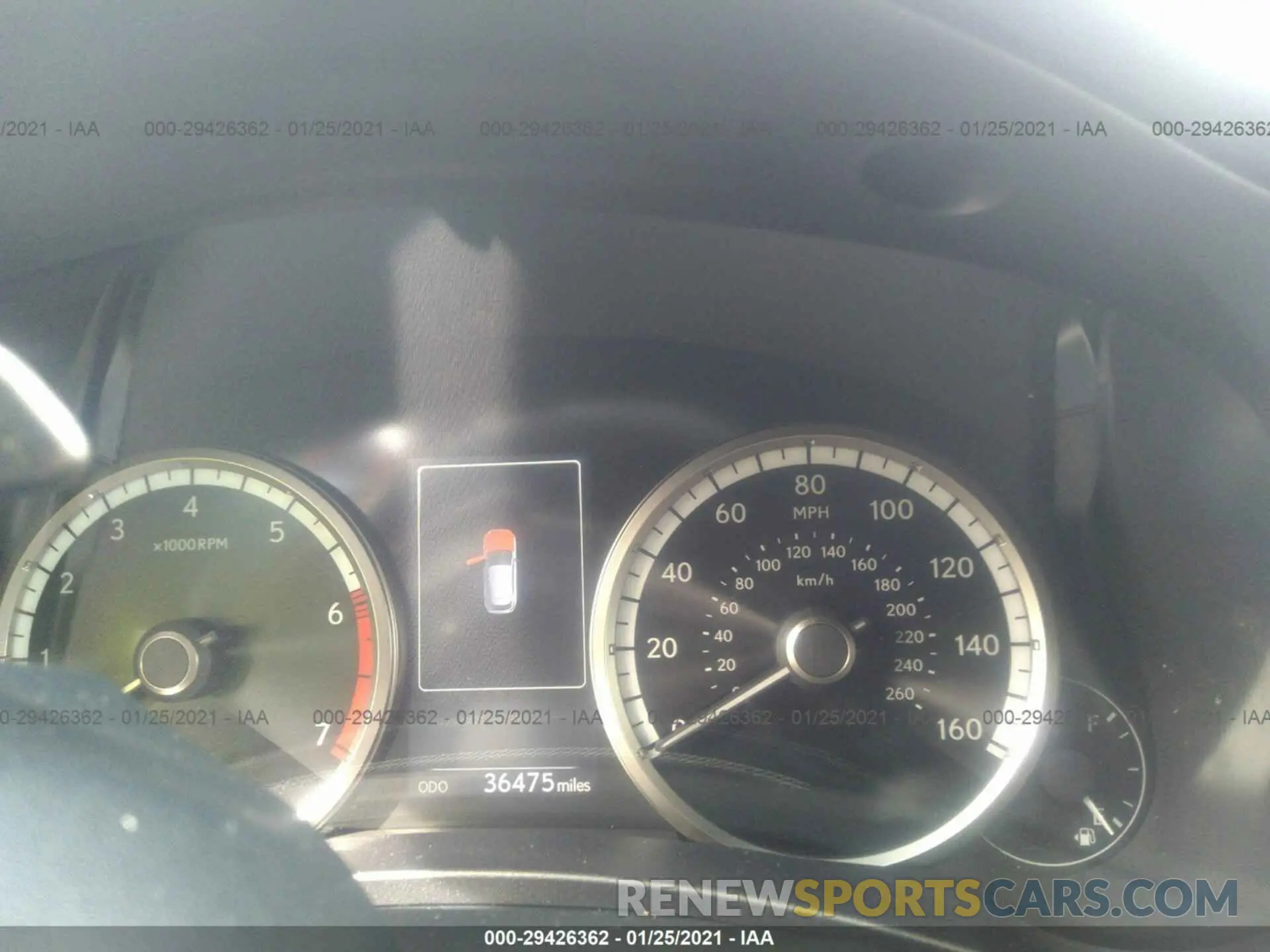 7 Photograph of a damaged car JTJYARBZ9K2156011 LEXUS NX 2019