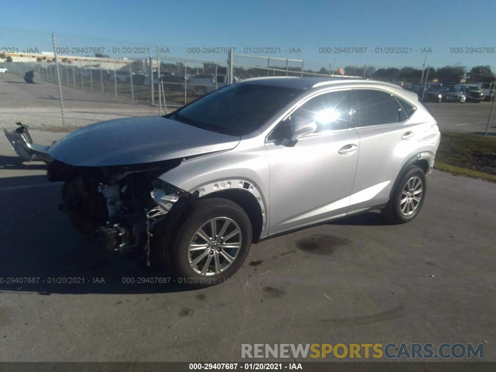 2 Photograph of a damaged car JTJYARBZ9K2158177 LEXUS NX 2019
