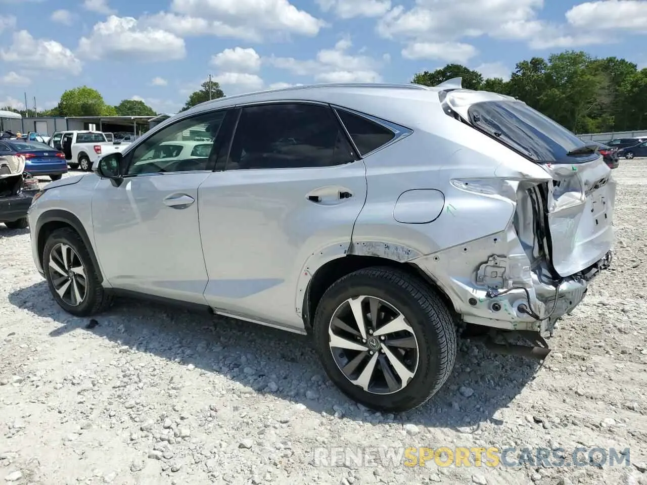 2 Photograph of a damaged car JTJYARBZXK2124345 LEXUS NX 2019