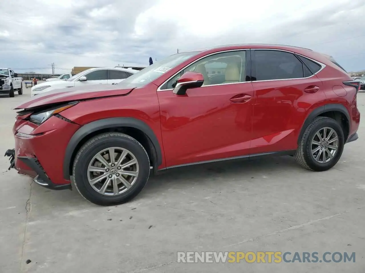 1 Photograph of a damaged car JTJYARBZXK2133384 LEXUS NX 2019