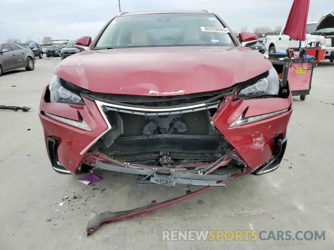 5 Photograph of a damaged car JTJYARBZXK2133384 LEXUS NX 2019