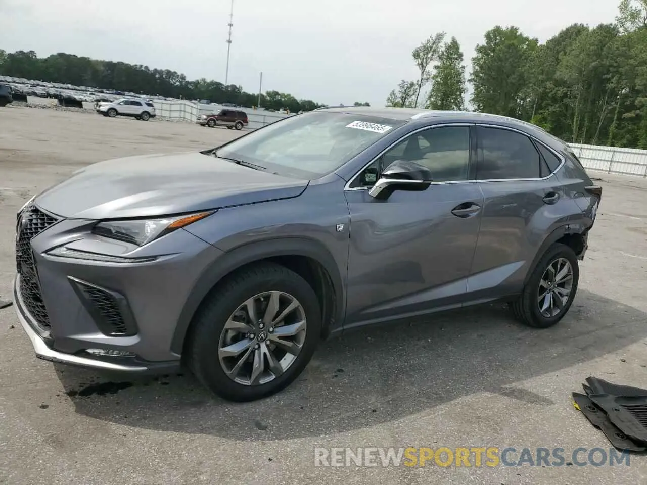 1 Photograph of a damaged car JTJYARBZXK2134745 LEXUS NX 2019