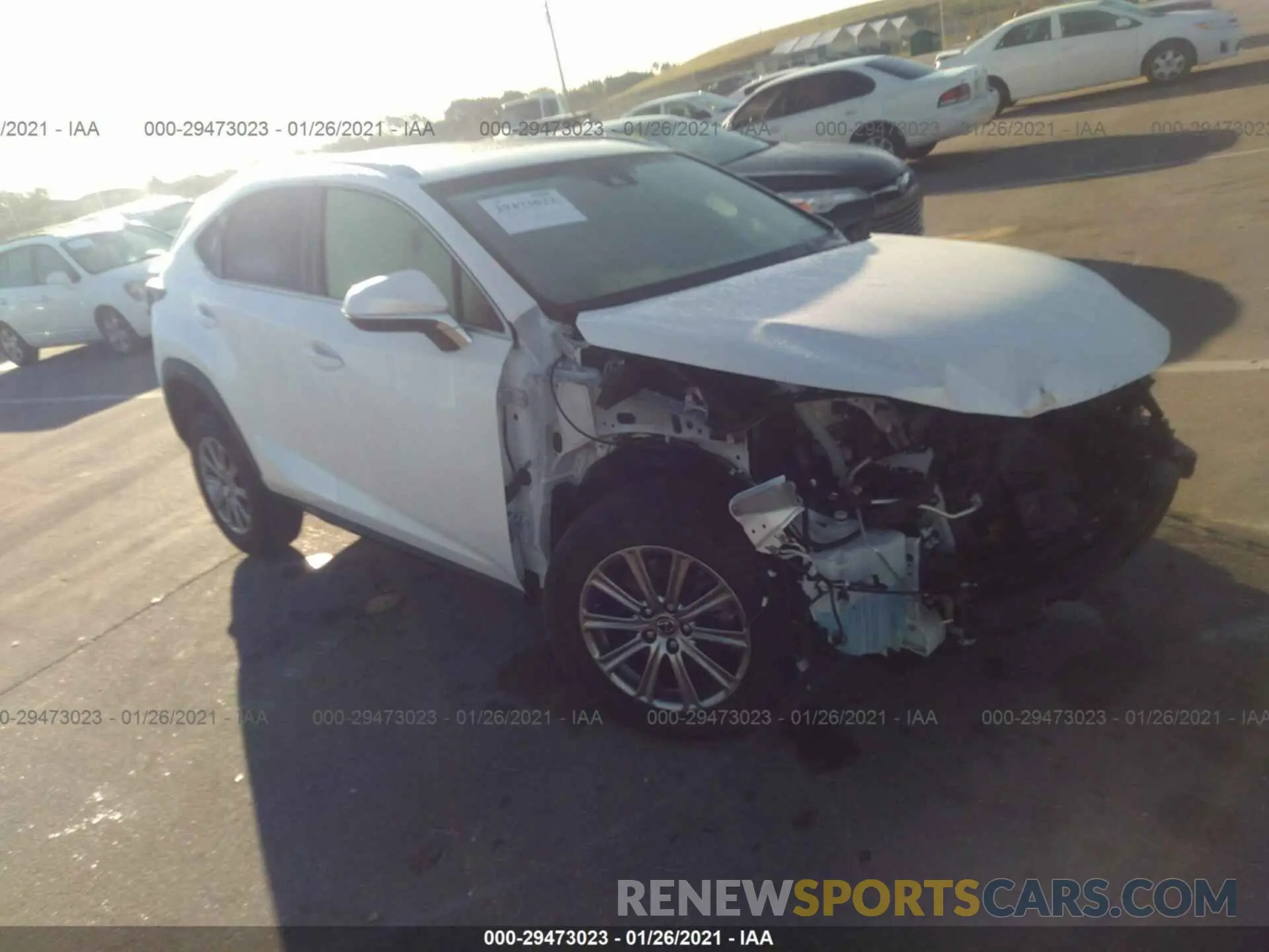 1 Photograph of a damaged car JTJYARBZXK2147186 LEXUS NX 2019