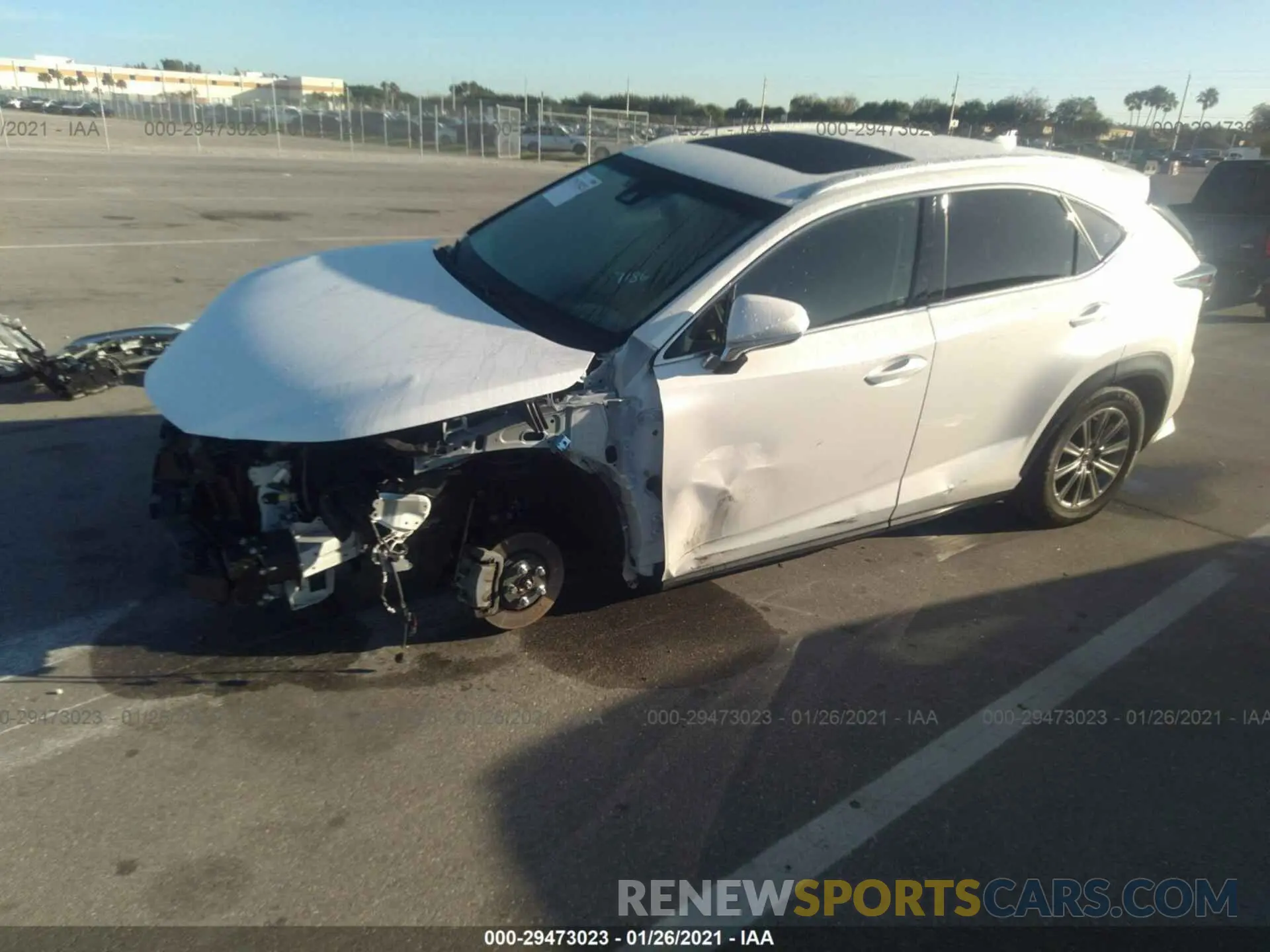 2 Photograph of a damaged car JTJYARBZXK2147186 LEXUS NX 2019