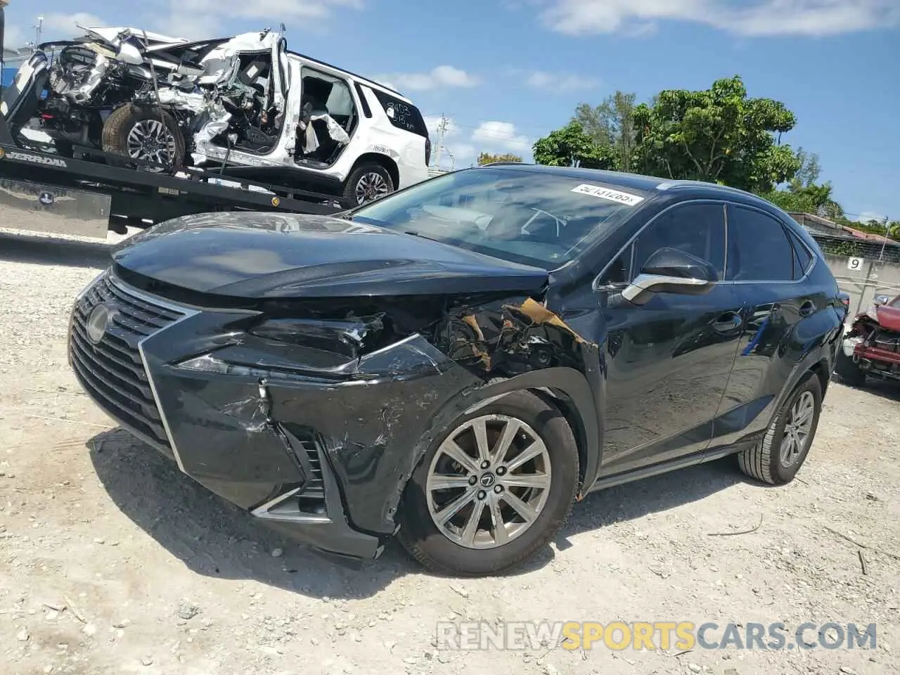 1 Photograph of a damaged car JTJYARBZXK2151335 LEXUS NX 2019