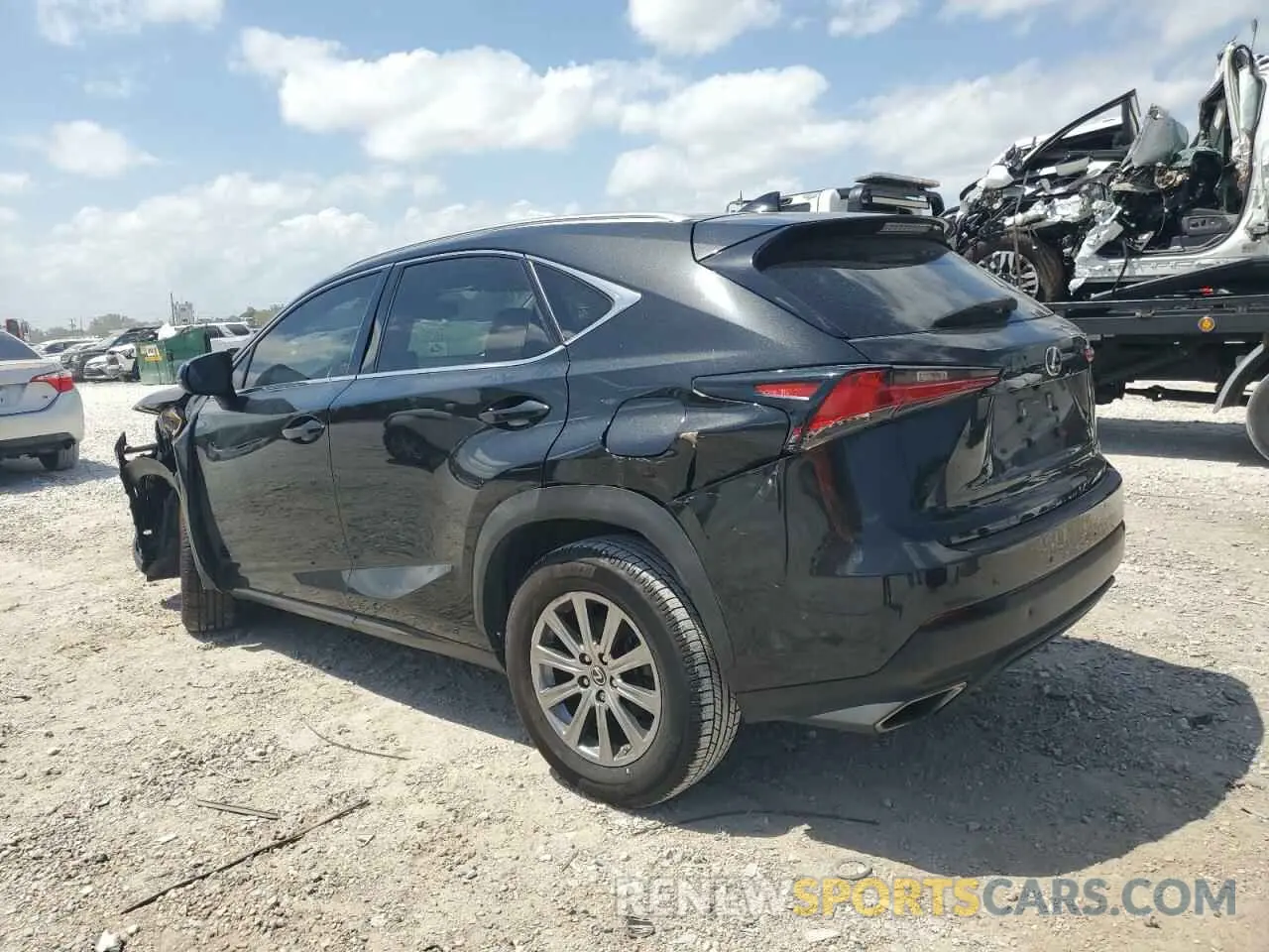2 Photograph of a damaged car JTJYARBZXK2151335 LEXUS NX 2019