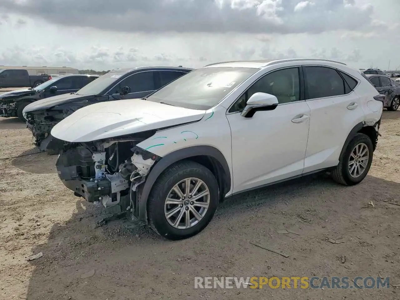 1 Photograph of a damaged car JTJYARBZXK2156437 LEXUS NX 2019