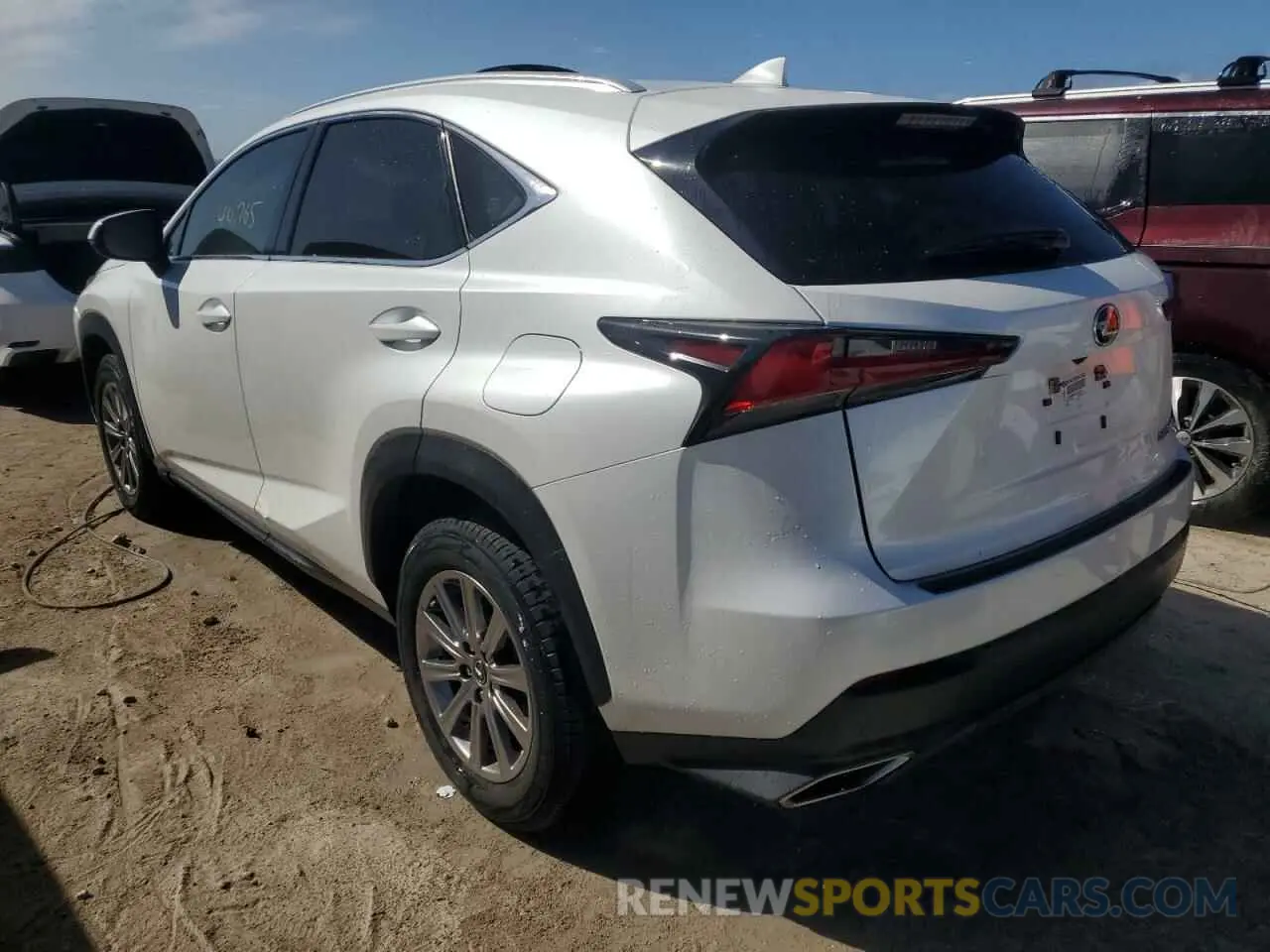 2 Photograph of a damaged car JTJAARBZ0L5001493 LEXUS NX 2020