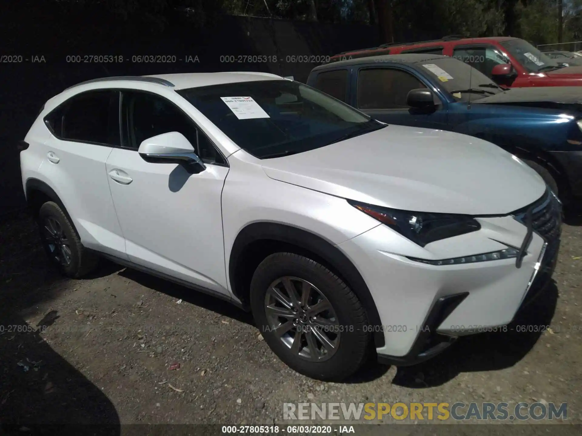 1 Photograph of a damaged car JTJAARBZ0L5004992 LEXUS NX 2020