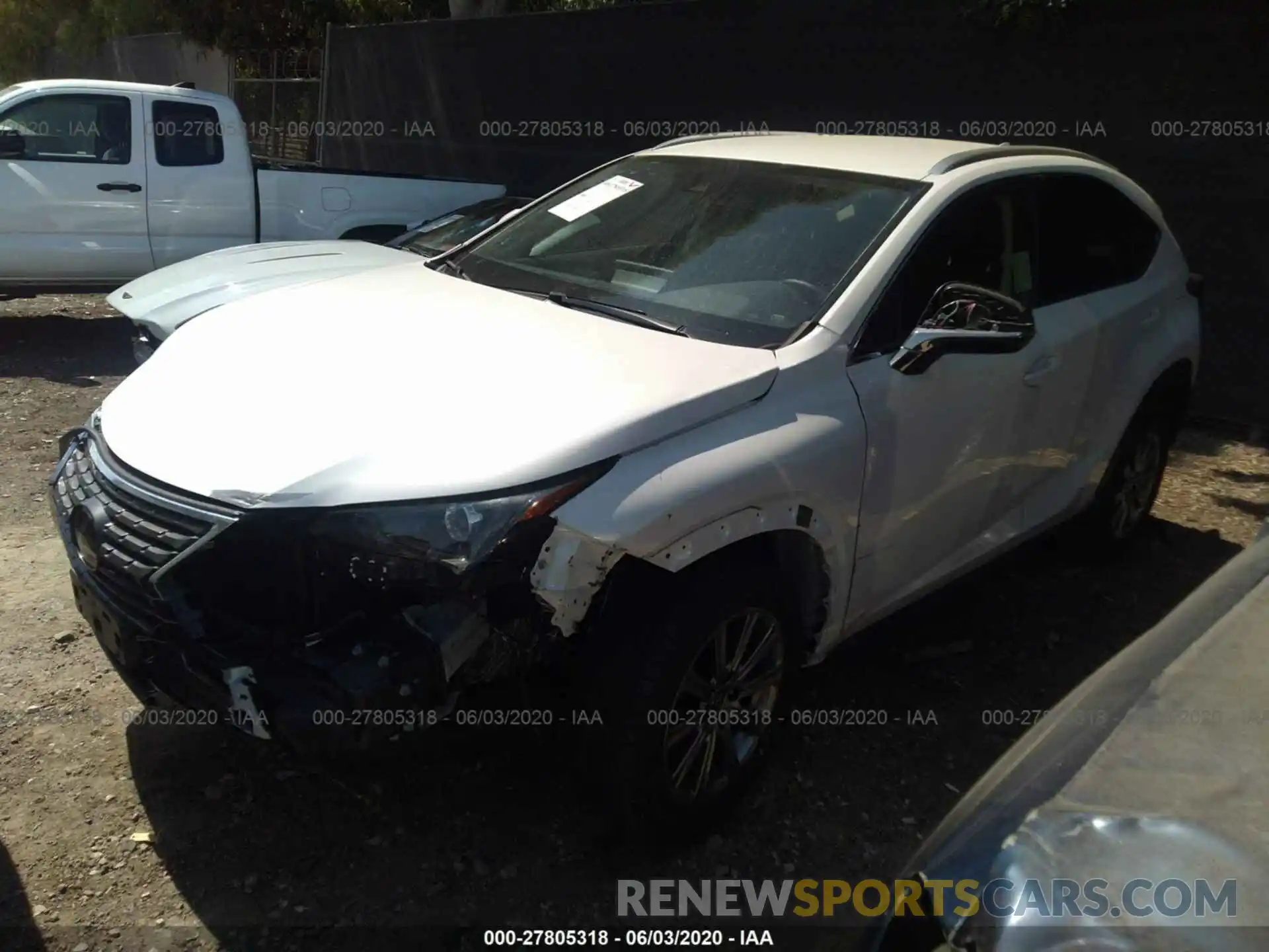 2 Photograph of a damaged car JTJAARBZ0L5004992 LEXUS NX 2020