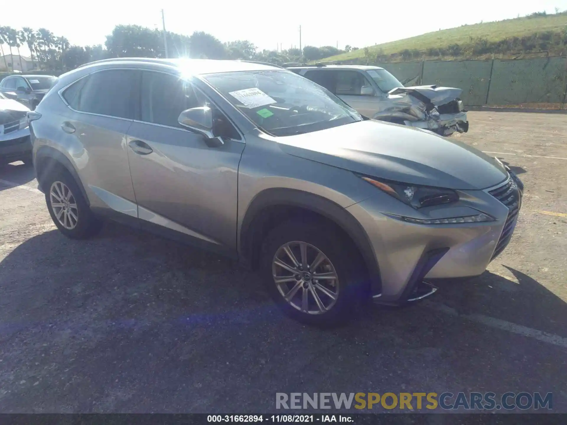 1 Photograph of a damaged car JTJAARBZ0L5005303 LEXUS NX 2020