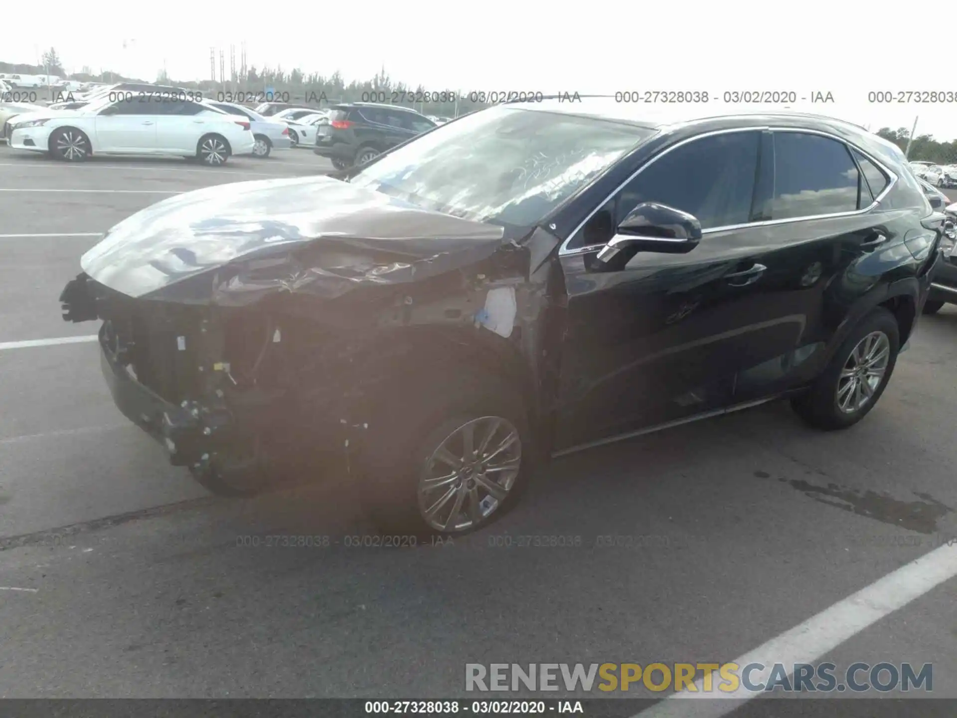 2 Photograph of a damaged car JTJAARBZ1L2166437 LEXUS NX 2020