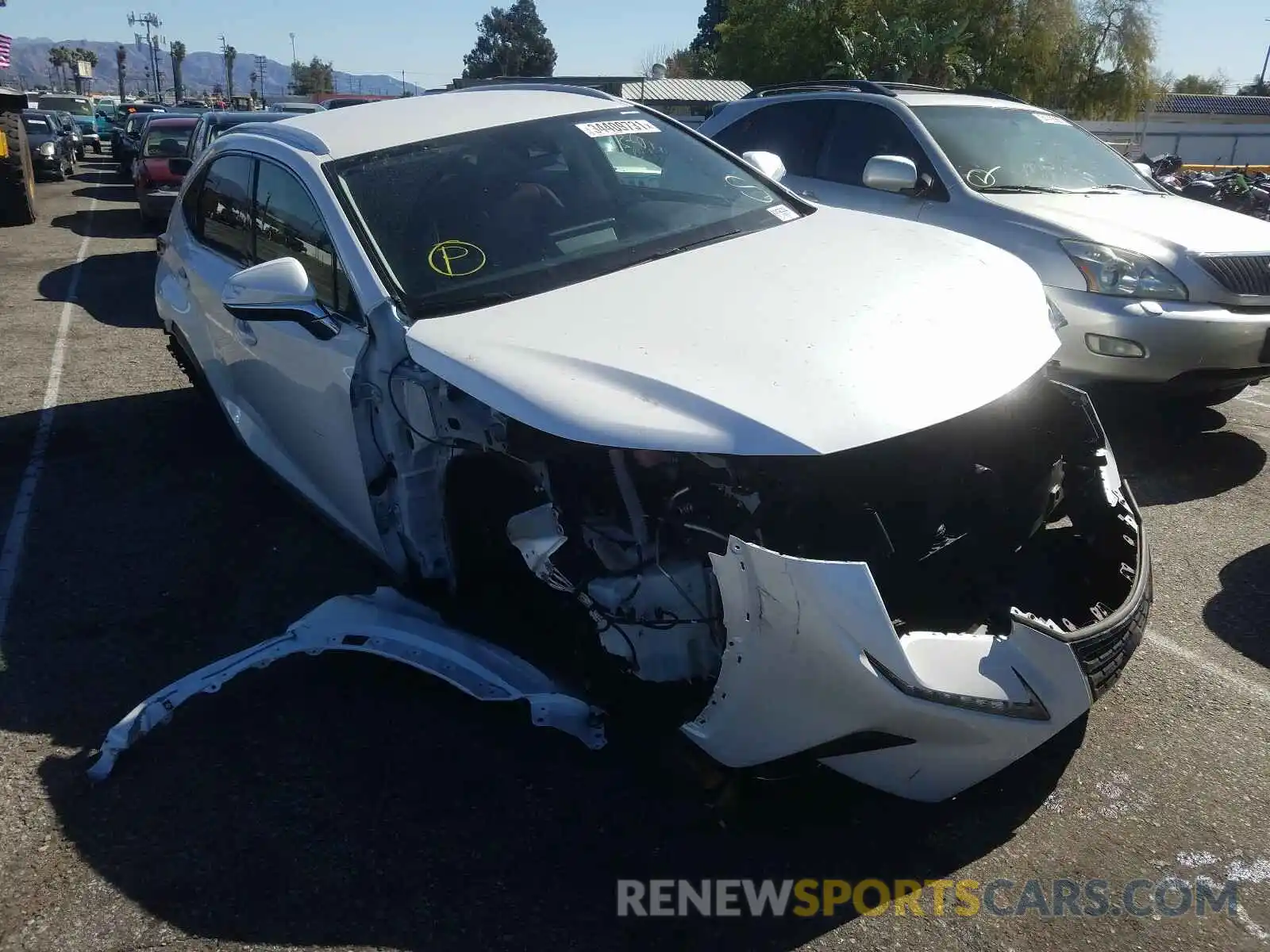 1 Photograph of a damaged car JTJAARBZ1L5001857 LEXUS NX 2020