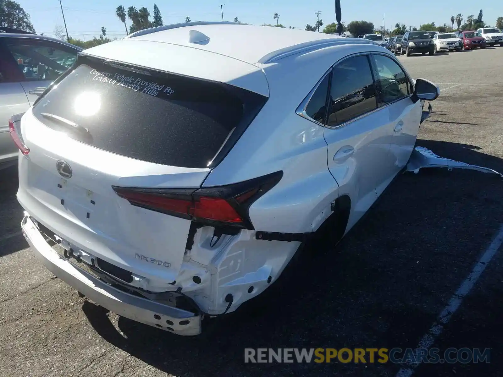 4 Photograph of a damaged car JTJAARBZ1L5001857 LEXUS NX 2020