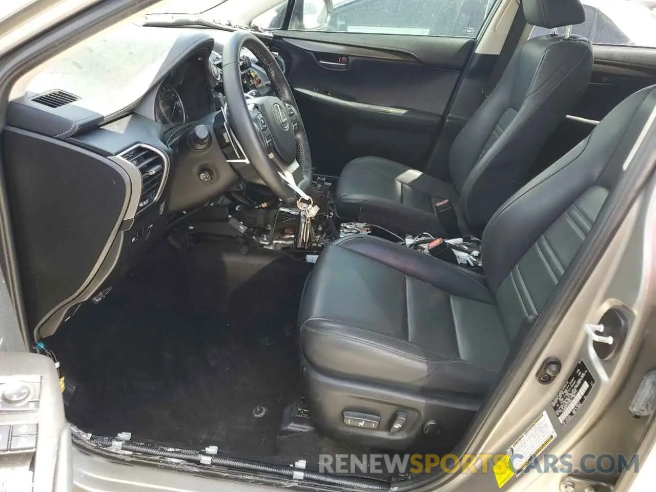 7 Photograph of a damaged car JTJAARBZ2L2173042 LEXUS NX 2020