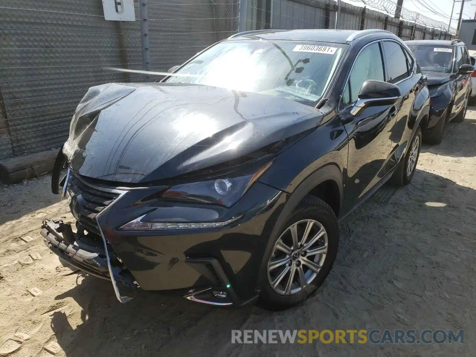 2 Photograph of a damaged car JTJAARBZ2L5008607 LEXUS NX 2020