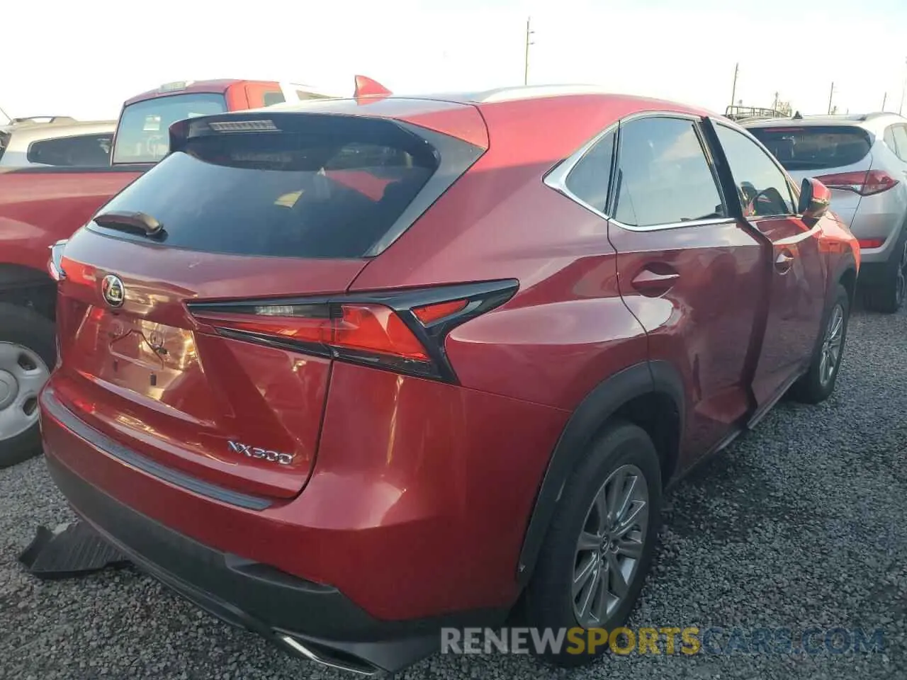 3 Photograph of a damaged car JTJAARBZ2L5020403 LEXUS NX 2020