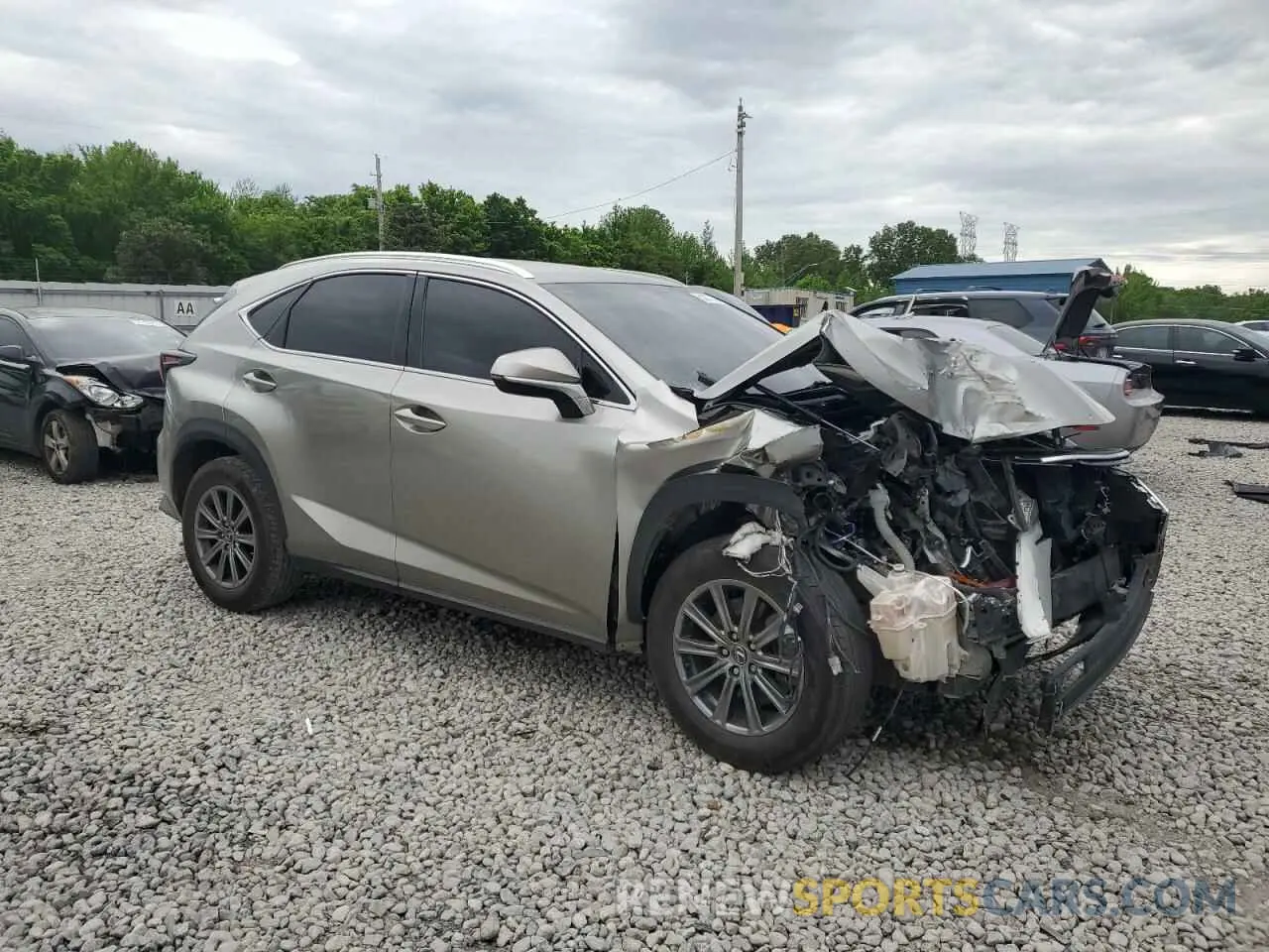 4 Photograph of a damaged car JTJAARBZ3L5003285 LEXUS NX 2020