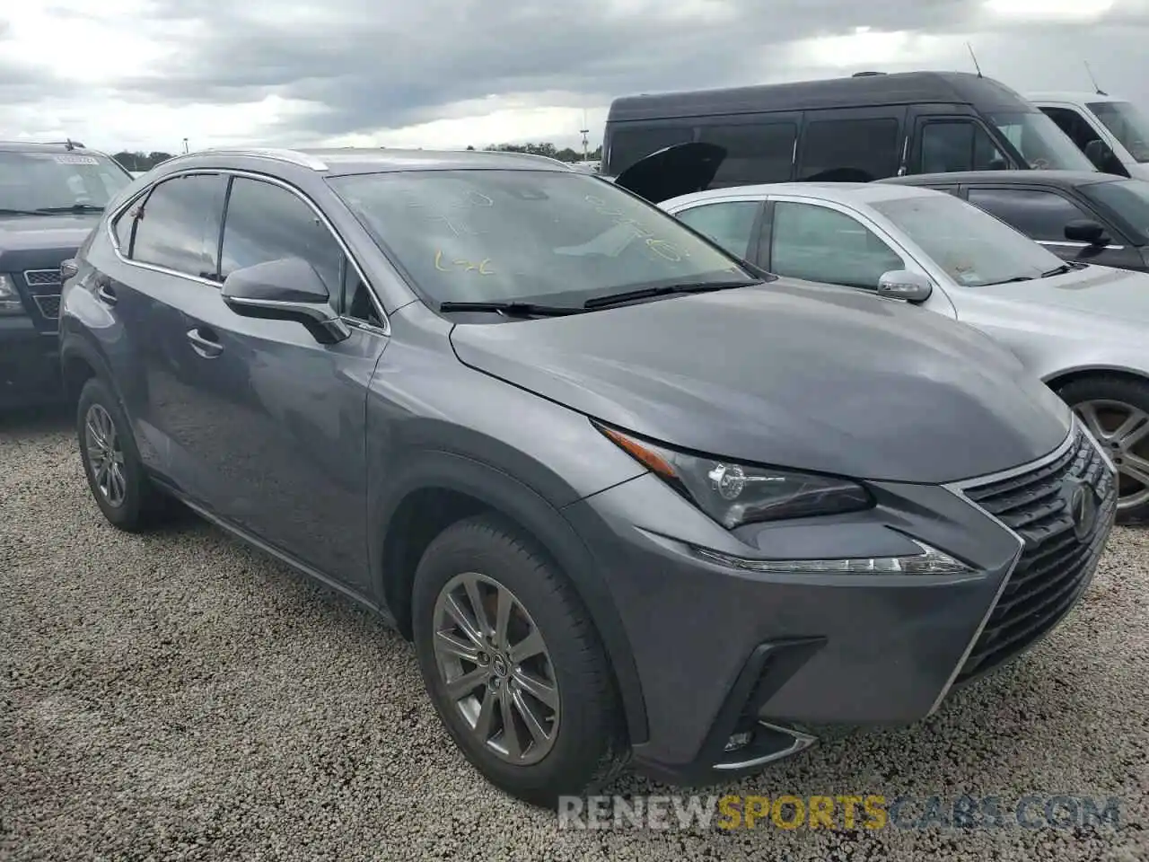 1 Photograph of a damaged car JTJAARBZ6L2161301 LEXUS NX 2020