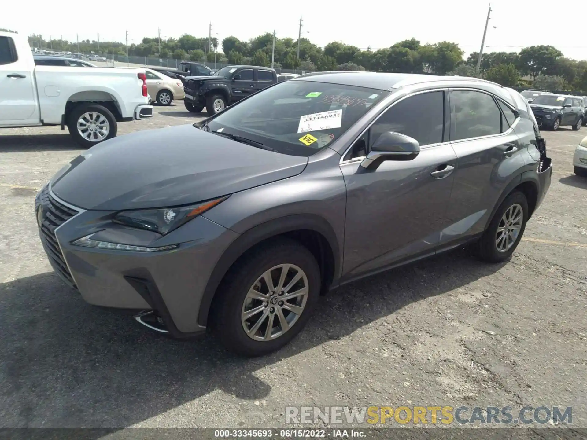 2 Photograph of a damaged car JTJAARBZ6L2161735 LEXUS NX 2020