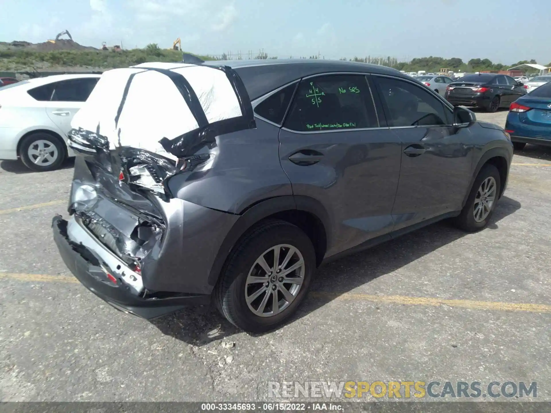 4 Photograph of a damaged car JTJAARBZ6L2161735 LEXUS NX 2020