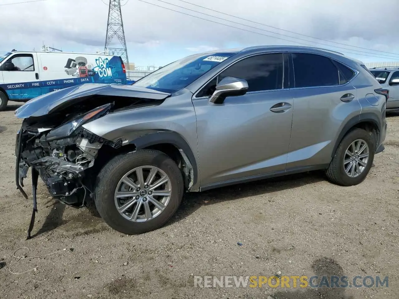 1 Photograph of a damaged car JTJAARBZ6L2177465 LEXUS NX 2020