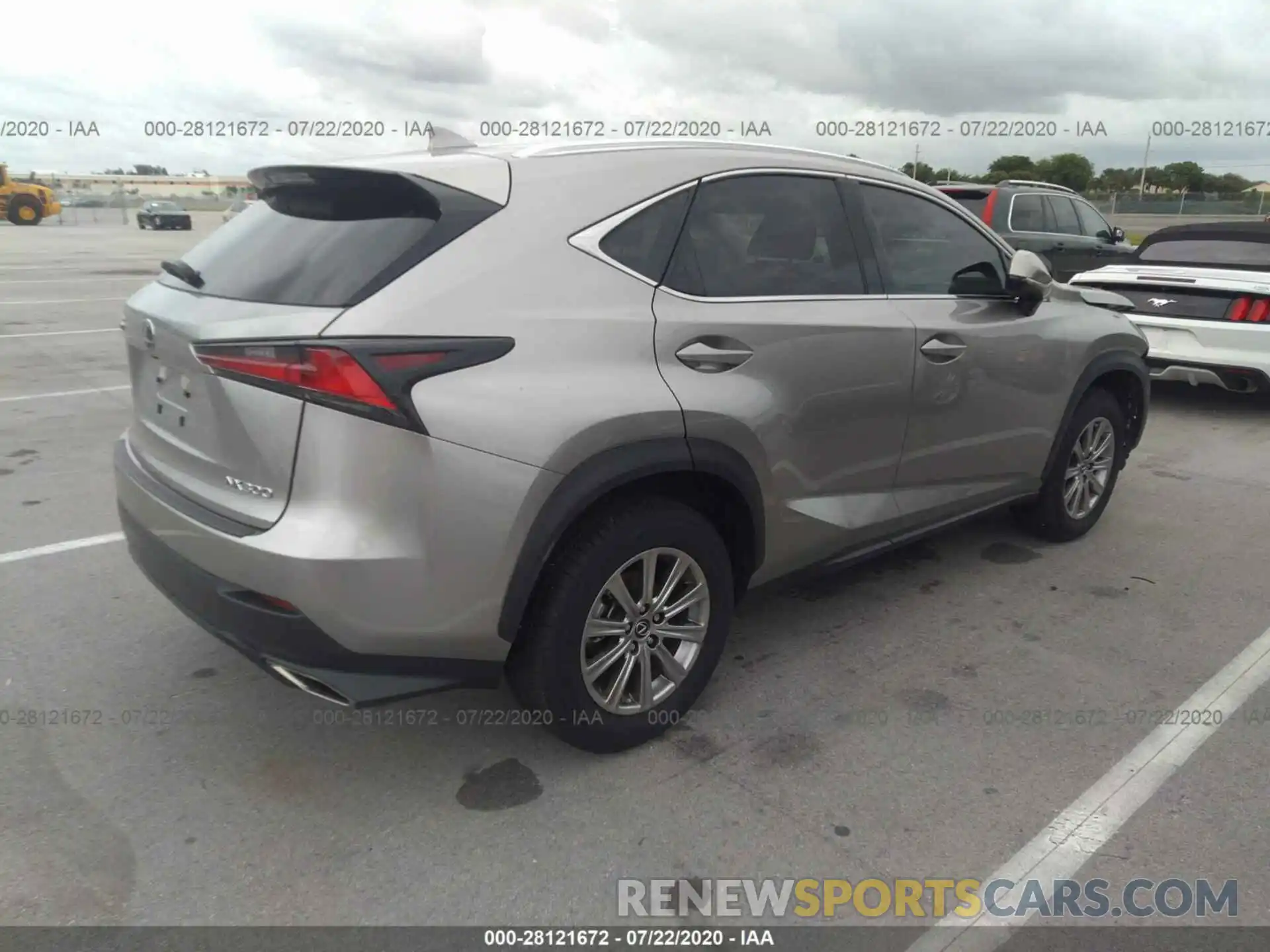 4 Photograph of a damaged car JTJAARBZ6L5002728 LEXUS NX 2020