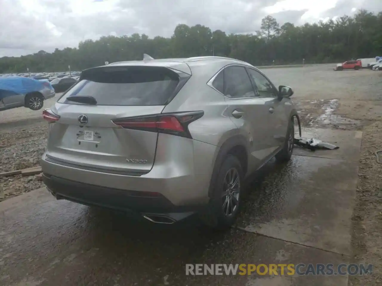 4 Photograph of a damaged car JTJAARBZ7L2163087 LEXUS NX 2020