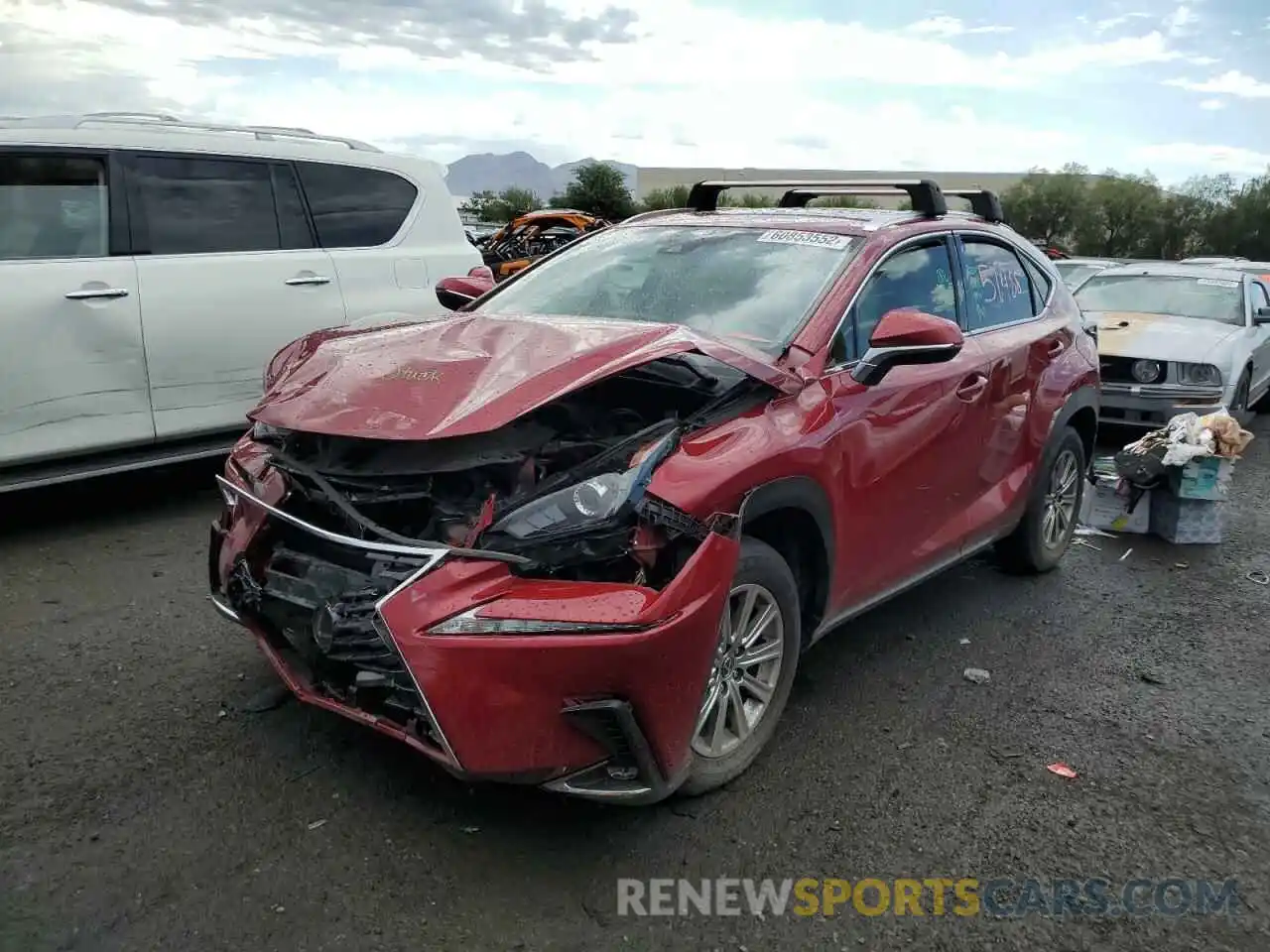 2 Photograph of a damaged car JTJAARBZ7L5011910 LEXUS NX 2020