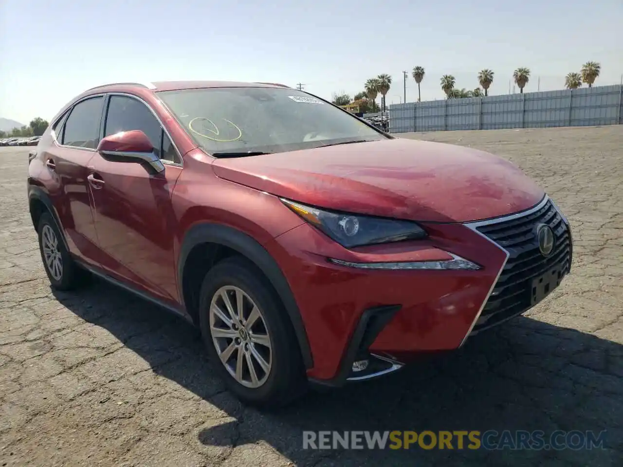 1 Photograph of a damaged car JTJAARBZ8L5016355 LEXUS NX 2020