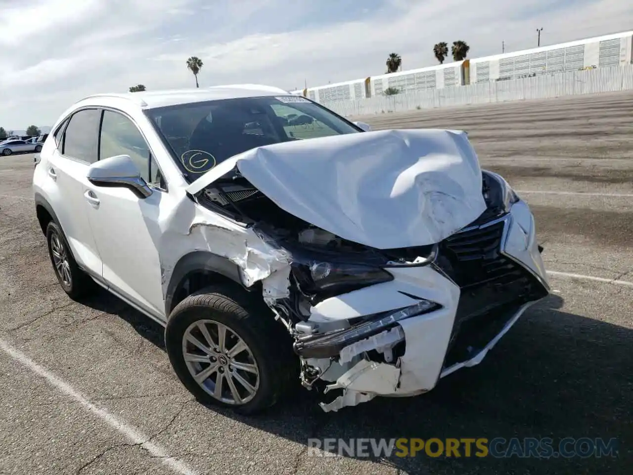 1 Photograph of a damaged car JTJAARBZ8L5018154 LEXUS NX 2020