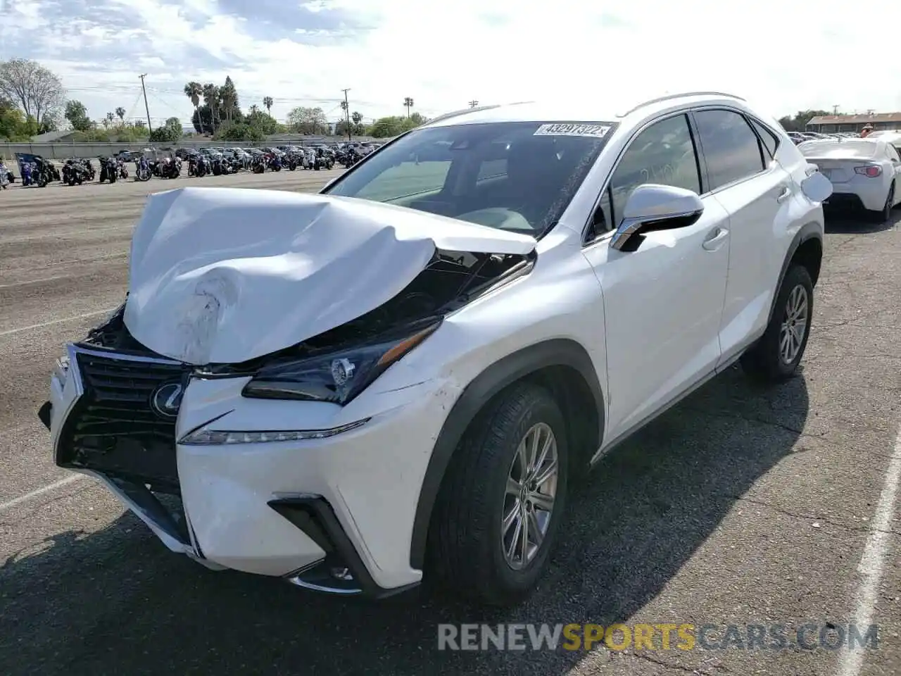 2 Photograph of a damaged car JTJAARBZ8L5018154 LEXUS NX 2020