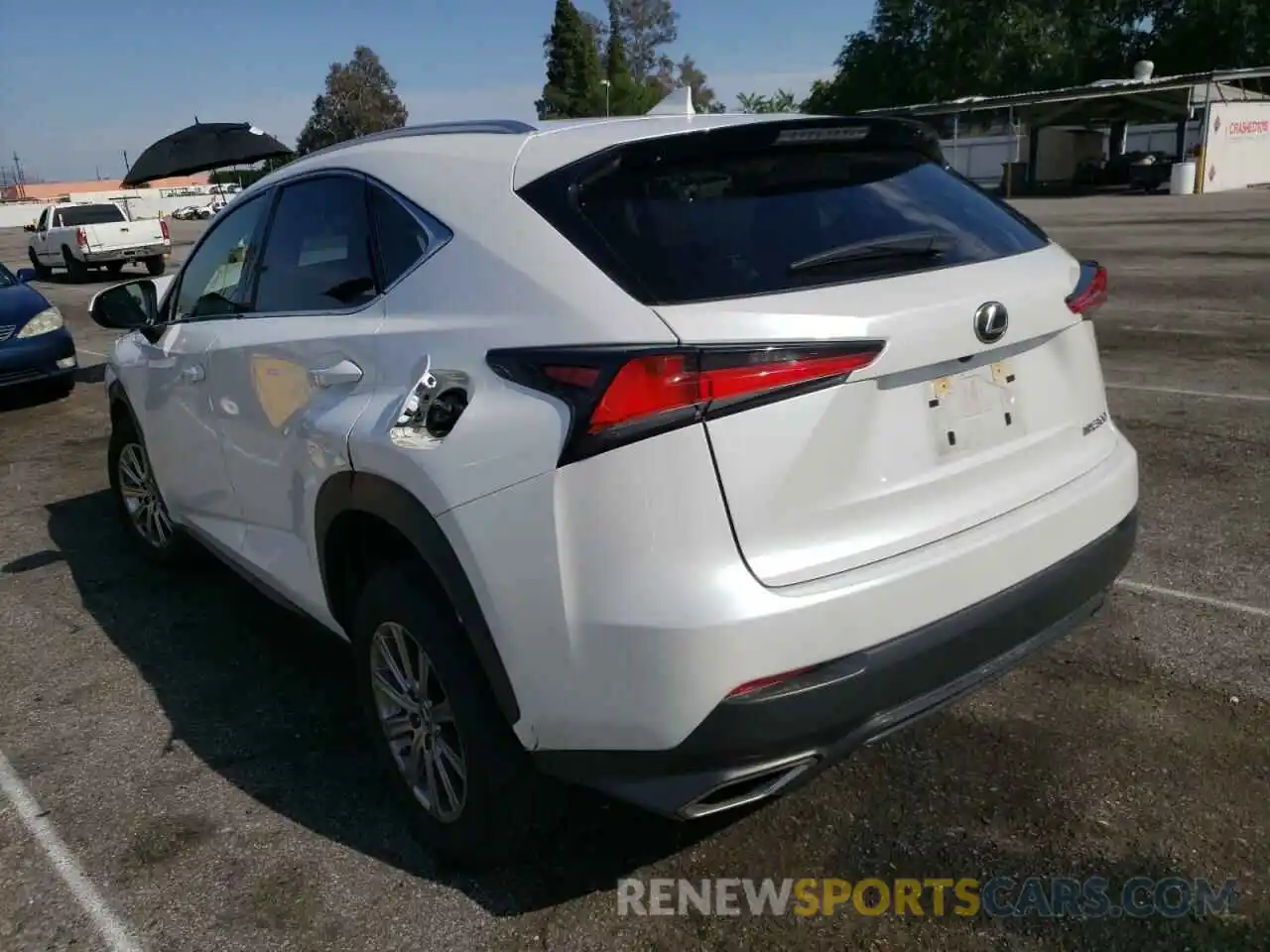 3 Photograph of a damaged car JTJAARBZ8L5018154 LEXUS NX 2020