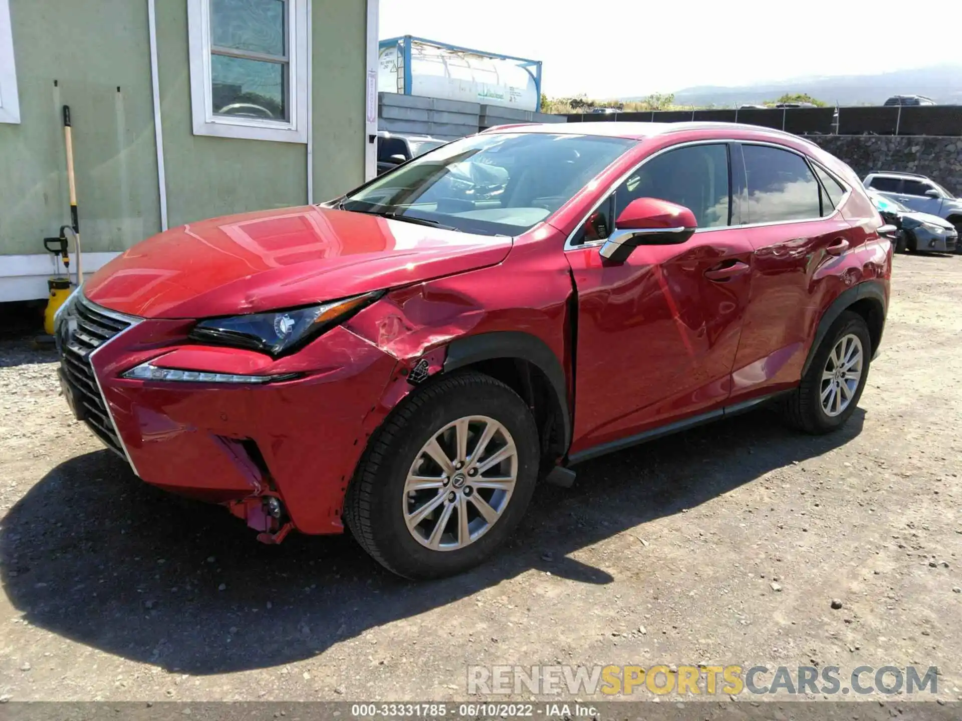 2 Photograph of a damaged car JTJAARBZ9L5008751 LEXUS NX 2020